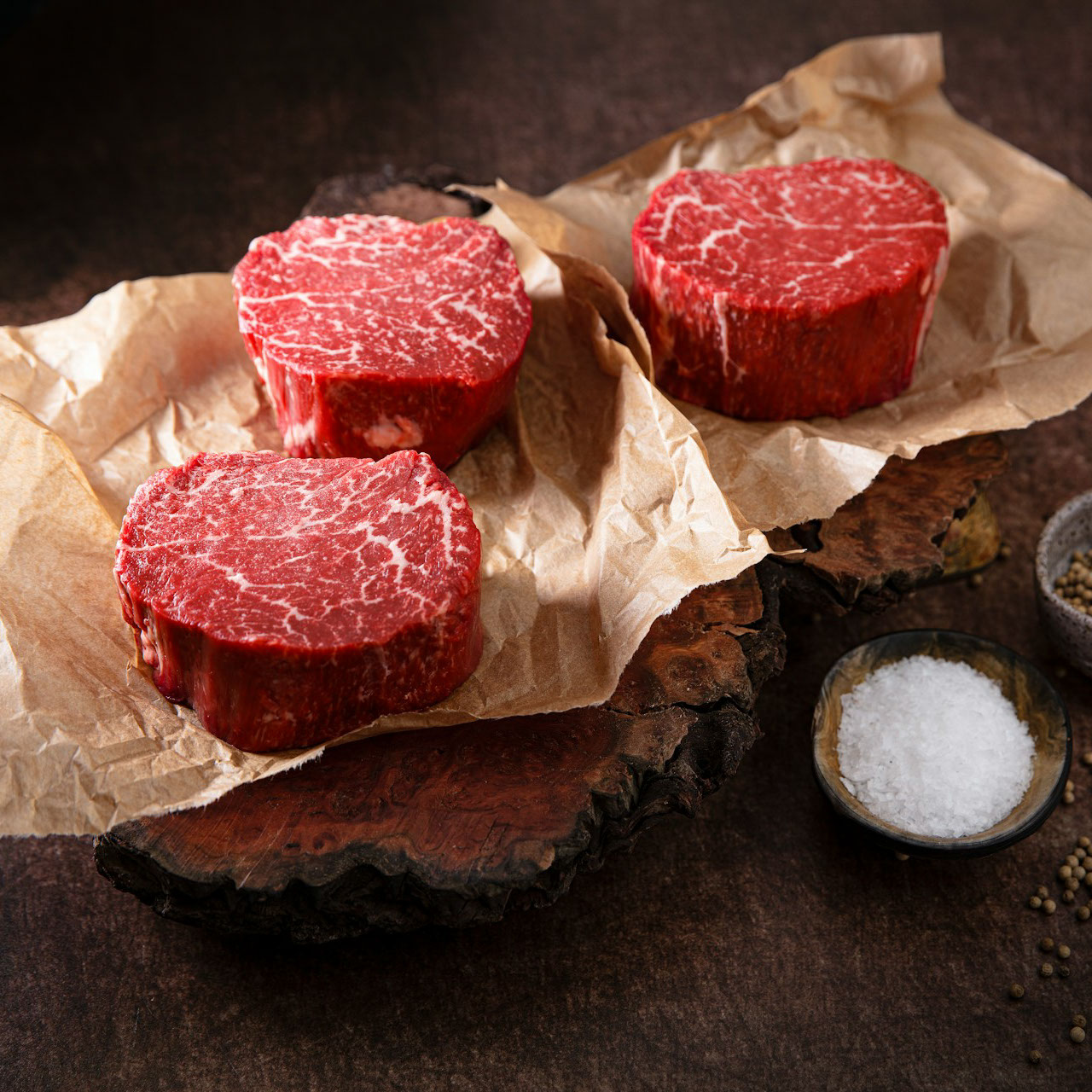 Wagyu marbling from non-GMO grain finishing